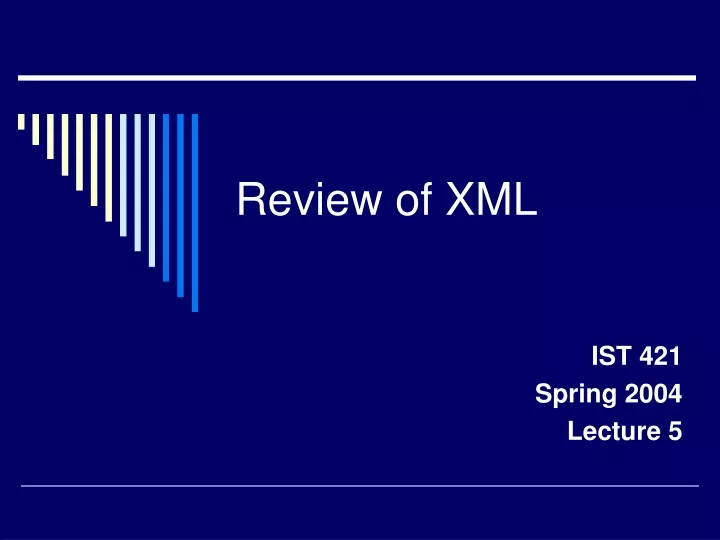 review of xml