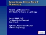 Epidemiology, Clinical Trials &amp; Biostatistics - slide 1