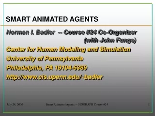 SMART ANIMATED AGENTS