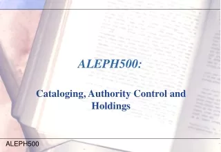 ALEPH500: