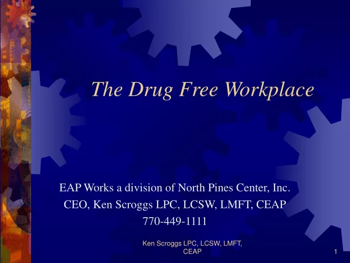 the drug free workplace