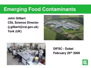Emerging Food Contaminants