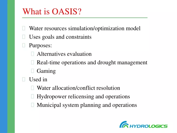 what is oasis