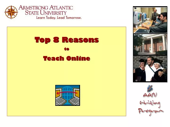 top 8 reasons to teach online