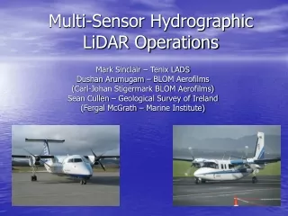 Multi-Sensor Hydrographic LiDAR Operations