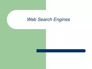 Web Search Engines