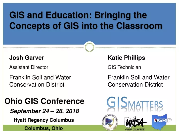 gis and education bringing the concepts