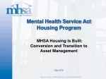 Comprehensive Guide to MHSA Housing Program Operations - slide 1