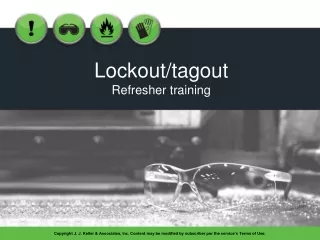 Lockout/tagout Refresher training