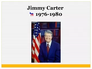 Jimmy Carter  1976-1980