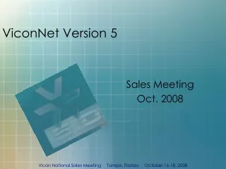 ViconNet Version 5