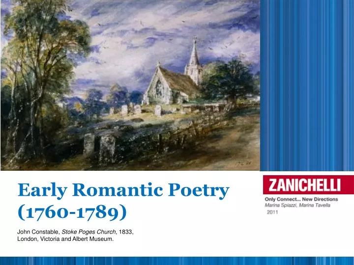 early romantic poetry 1760 1789