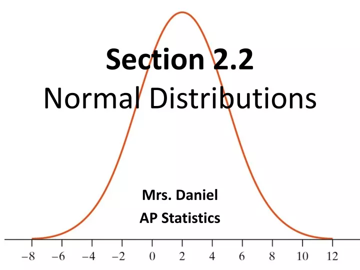 section 2 2 normal distributions