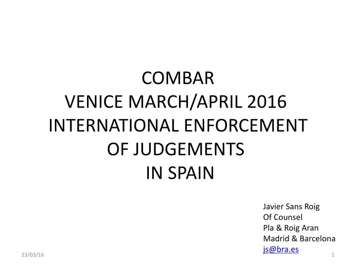 combar venice march april 2016 international