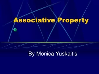 Associative Property