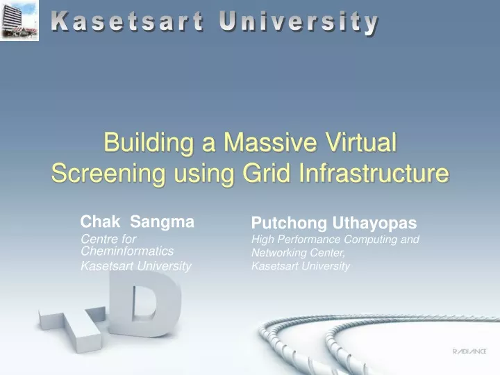 building a massive virtual screening using grid infrastructure