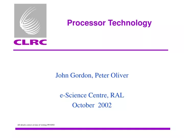 processor technology