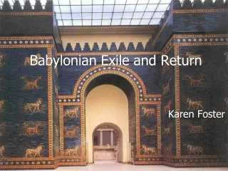 Babylonian Exile and Return
