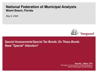 National Federation of Municipal Analysts Miami Beach, Florida May 8, 2008