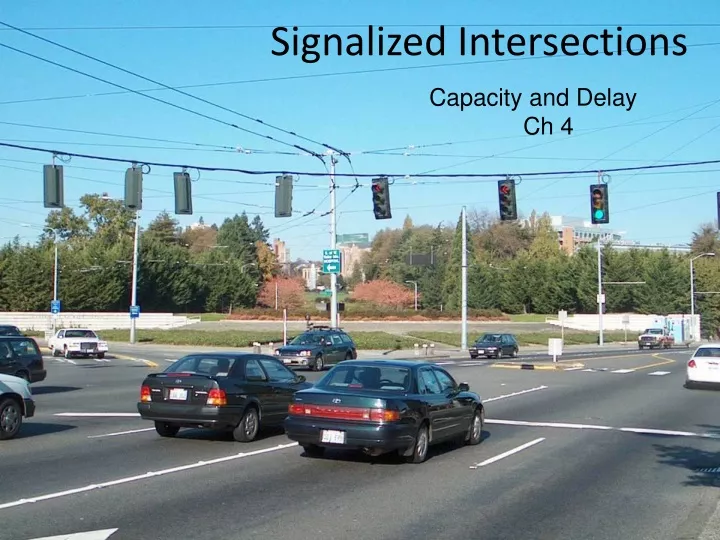 signalized intersections
