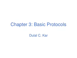 Chapter 3: Basic Protocols