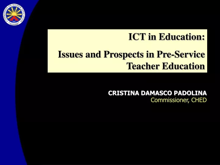 ict in education issues and prospects