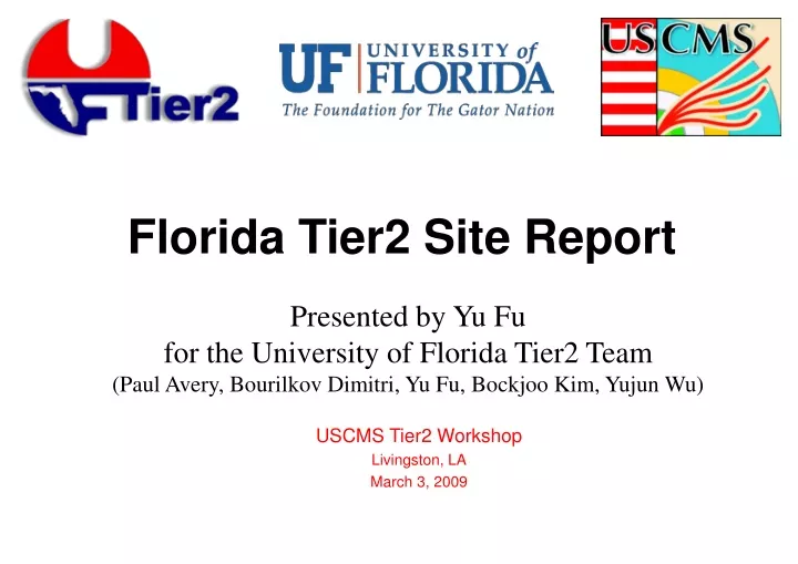 florida tier2 site report