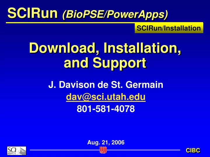 download installation and support