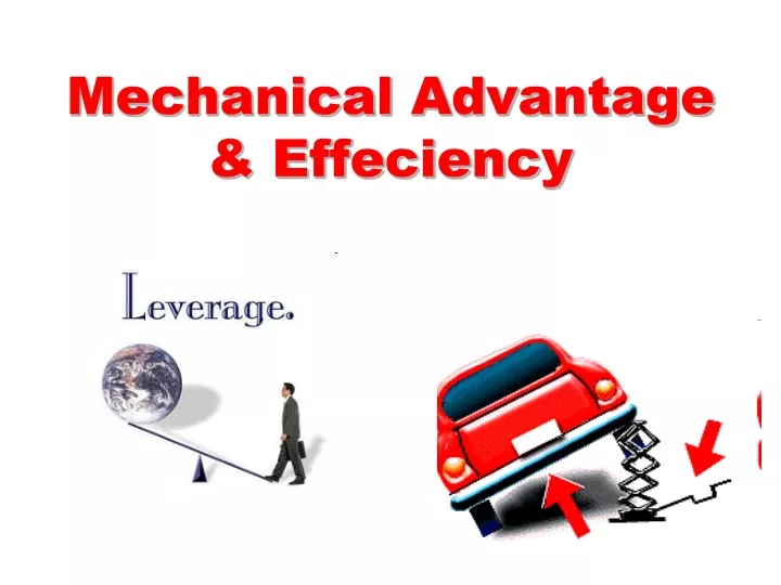 mechanical advantage effeciency