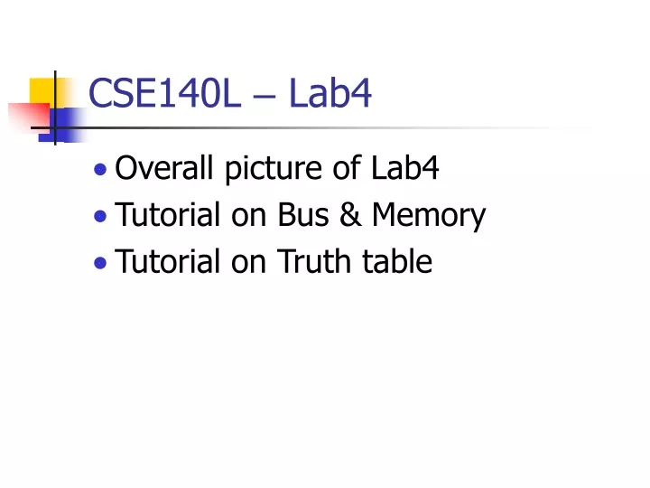 cse140l lab4