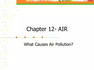Chapter 12- AIR