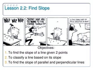 Lesson 2.2: Find Slope