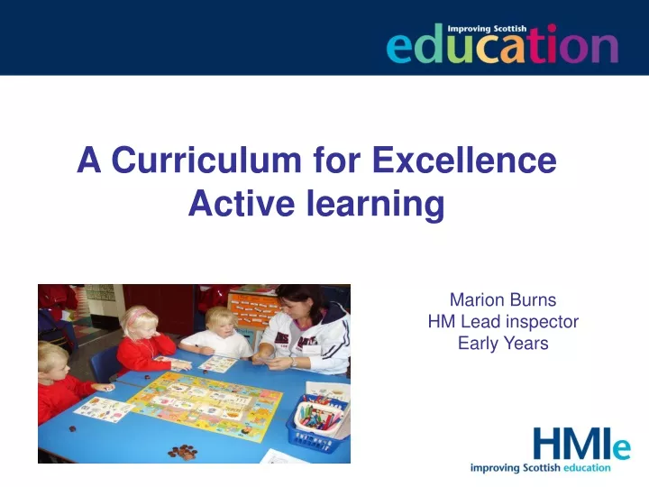 a curriculum for excellence active learning