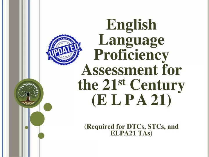english language proficiency assessment