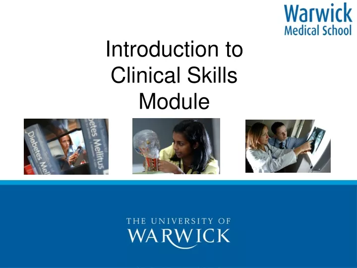 introduction to clinical skills module