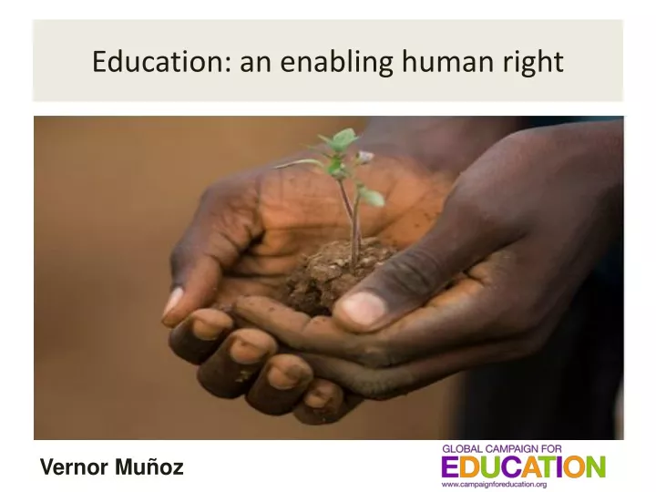 education an enabling human right