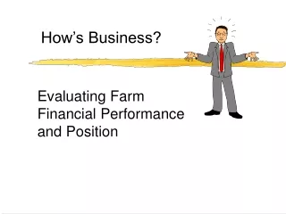 Evaluating Farm Financial Performance and Position