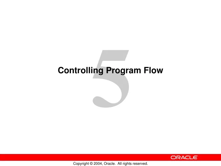 controlling program flow