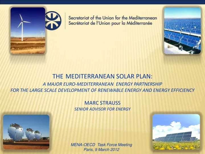 the mediterranean solar plan a major euro