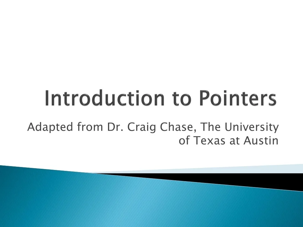 PPT - Pointers in C and C++ Programming PowerPoint Presentation, free ...