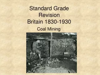 Standard Grade Revision  Britain 1830-1930