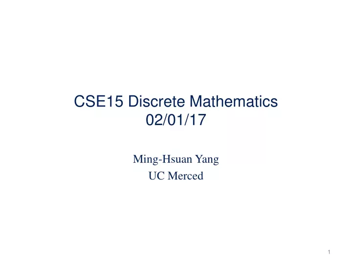 cse15 discrete mathematics 02 01 17