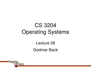 CS 3204 Operating Systems