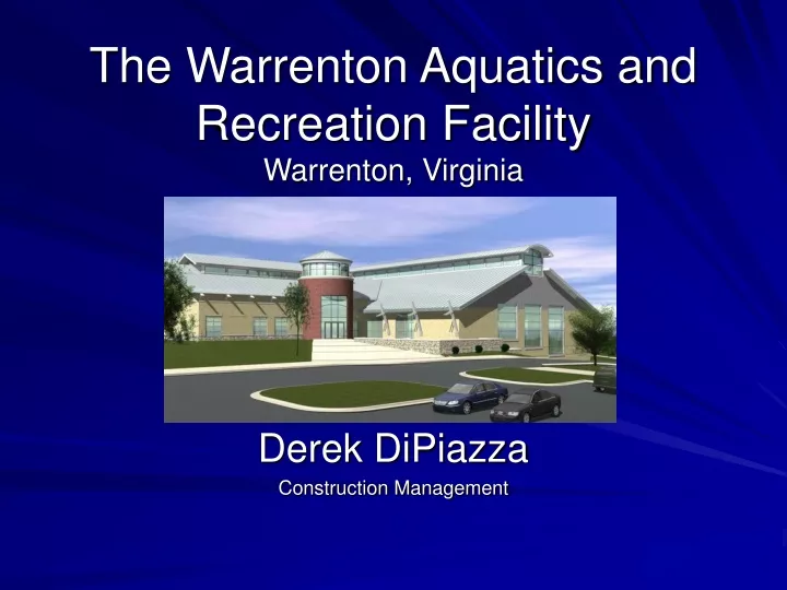 the warrenton aquatics and recreation facility warrenton virginia