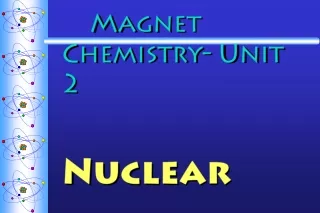Magnet Chemistry- Unit 2 Nuclear Chemistry ‘New’ book: Ch  2 and Ch 19