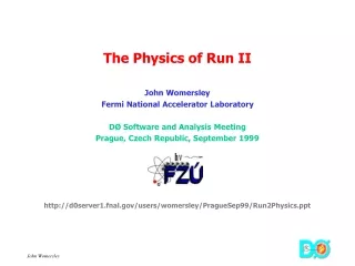 The Physics of Run II