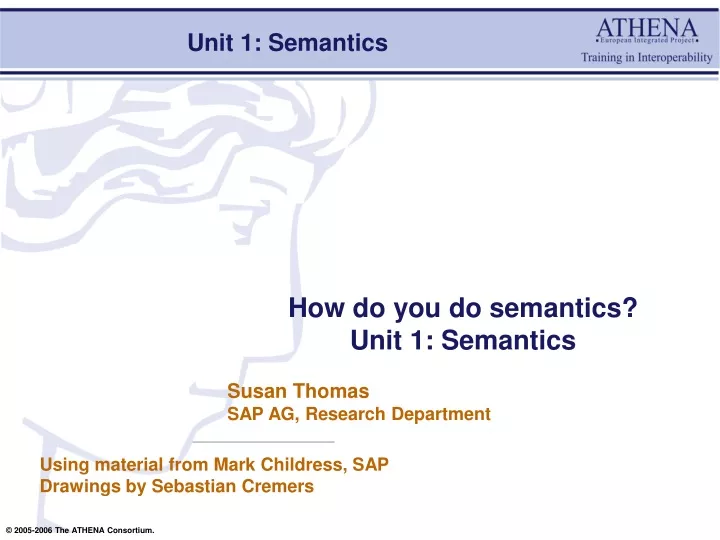how do you do semantics unit 1 semantics