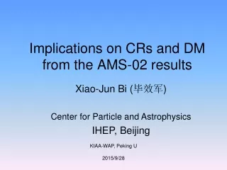 Implications on CRs and DM from the AMS-02 results