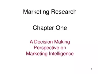 Marketing Research