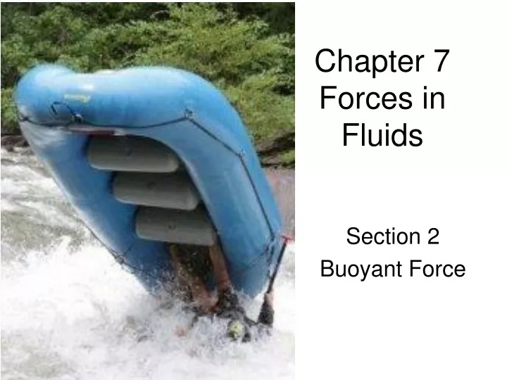 chapter 7 forces in fluids